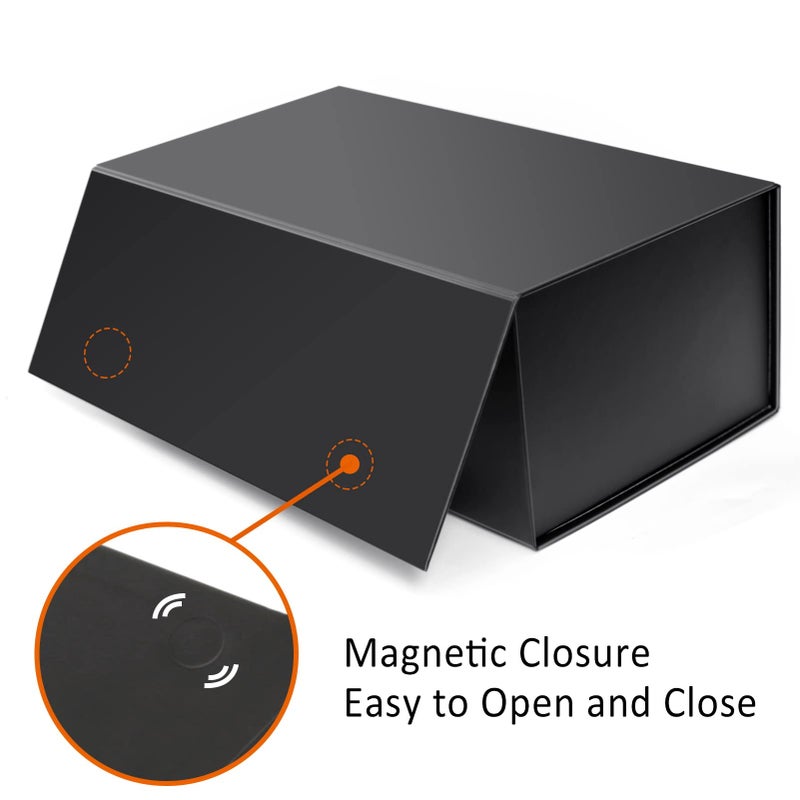 tutata 4X6 Index Card Holder  Index Card Storage Box 4 x 6 Inches  Fits 1200 Flash Cards - 2 Pack  Black - Image 4